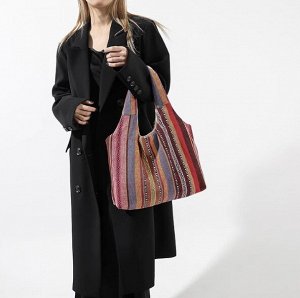 Куралеся Сумка женская, повседневная, шоппер, текстиль