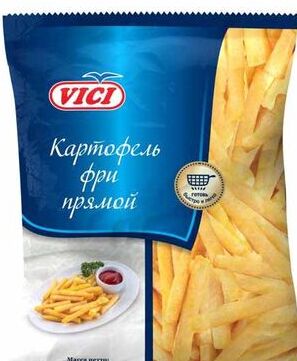 Картофель фри прямой, 10х10 мм, VICI, 2500 г, (4)