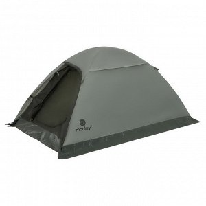 Палатка туристическая 2-местная maclay taganay 2, 205x140x120 см, трекинговая, двухслойная, зелёная