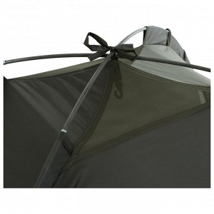 Палатка туристическая 2-местная maclay terskol 2, 205x150x105 см, трекинговая, однослойная, зелёная