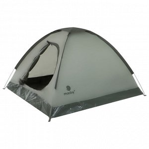 Палатка туристическая 3-местная maclay FISHT 3, 205x180x120 см, трекинговая, однослойная, зелёная