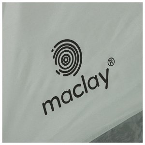 Палатка туристическая 3-местная maclay FISHT 3, 205x180x120 см, трекинговая, однослойная, зелёная
