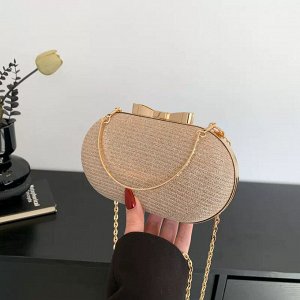 Сумка клатч, женская, вечерняя, блестящая, мини