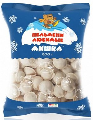 Пельмени Любимые Мишка СибМясо 800г (13)