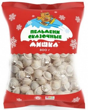 Пельмени Сказочные мини Мишка СибМясо 800г (13)
