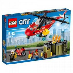 LEGO (Лего) Игрушка Город Пожарная команда быстрого реагирования 38*6*26 см