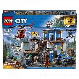 LEGO (Лего) Игрушка Город Полицейский участок в горах 9*48*37 см