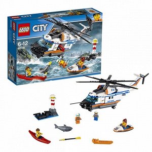 LEGO (Лего) Игрушка Город Сверхмощный спасательный вертолет 415дет., 38*26*9см