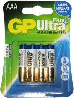 Батарейки GP Ultra Plus 4 шт. LR3/AAА