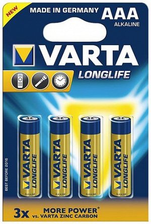 Батарейки VARTA Longlife LR03 AAA (4 шт.)