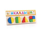 Доска-вкладыш &quot;Геометрия большая&quot;30*13*1,5
