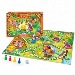 Игра настольная "Путешествие по сказке" Колобок 31,5*22*2,5