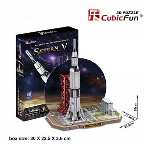 Игрушка 3D Пазл Сатурн-5  30*22,5*4 см