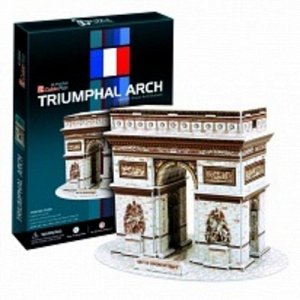 Игрушка 3D Пазл Триумфальная арка (Франция).22*30*2 см  *