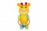 939525--Игрушка с погремушками &quot;Жирафик&quot;21см  (мякиш)