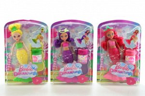 Кукла 29 см  Barbie Маленькие русалочки с пузырьками , в ассорт.