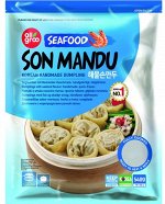 Дамплинги с морепродуктами ручной лепки Allgroo Seafood Son Mandu Ю.Корея 540г (12)