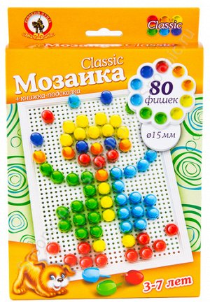 Мозайка Classik 80эл. D15мм   кор.17*22,5*4 см  тм.Русский стиль