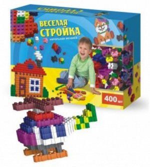 Мозайка Веселая стройка 400шт,кор.20*30*8