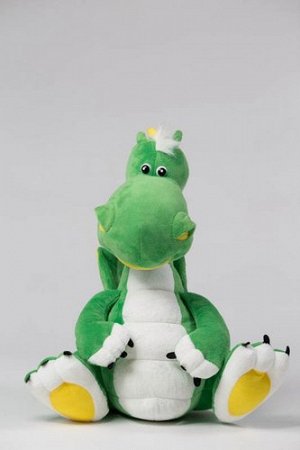 Мягк. игрушка  Дракончик Гоша зеленый , 55 см.