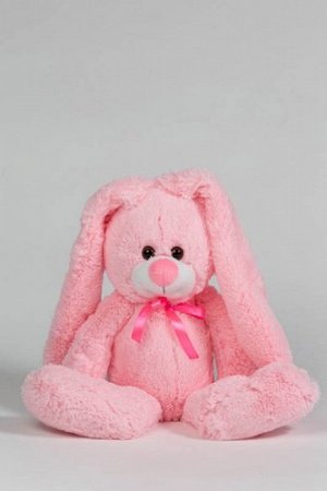 Мягк. игрушка  Заяц подарочный розовый, 50 см.