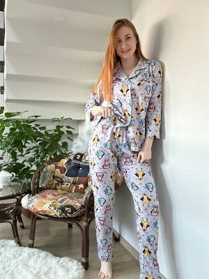Пижама женская Пингвинята