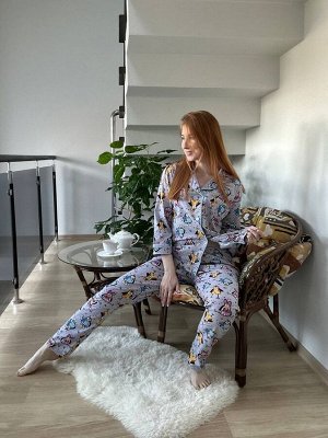 Пижама женская Пингвинята