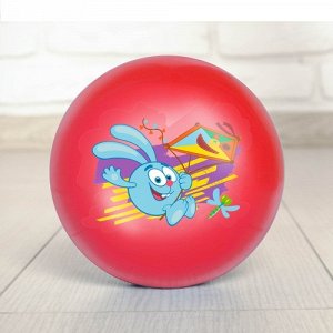 Мяч детский "Смешарики. Крош" 22 см , красный