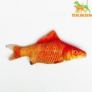 Игрушка "Рыба моей мечты!" с кошачьей мятой, красный карп, 20 см 7030689