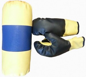Набор для бокса детский №1 IDEAL (груша+перчатки) 37см