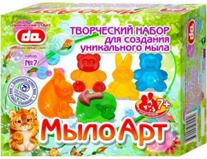 Набор мыло Арт "Звери", кор. 25*20*7 см