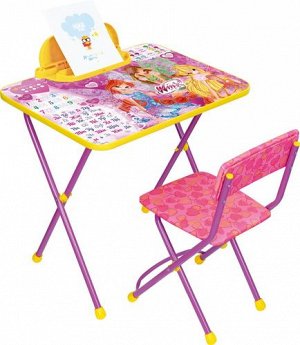 Набор мебели "Винкс-2" Азбука  (с мягк. стулом), розовый