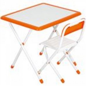 А1657 --Набор мебели Дэми №3-06 White,бело-оранжевый