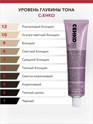 Краска для волос 1/0 Черный перманентная крем краска для седых волос 60 мл C:EHKO Color Explosion