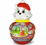 Неваляшка средняя &quot;Кот мурлыка&quot;, 22см., пакет