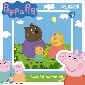 Ас663 1578--Пазлы 16А Peppa Pig