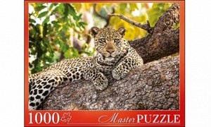 Пазлы 1000 Леопард на деревне 33,5*25,5*4см