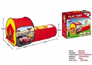 220620--Палатка с тоннелем детская игровая (90*70*70, 97*45), кор.