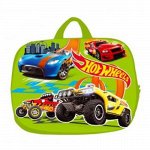 89241--Папка-сумка с ручками  &quot;Hot Wheels&quot; текстильная ,А4 34*24,5 см