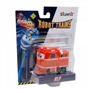 ***Паровозик Альф Robot Trains (Роботы Поезда), блист. 7*5,5*3,5 см