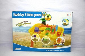 Хт9580 39--Стол для игры с водой и песком,с аксесс, кор.
