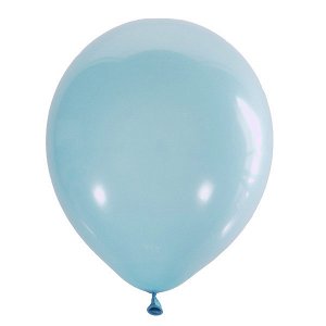 Воздушный шар 12"/30см Декоратор SKY BLUE 042 100шт