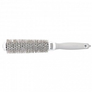 Olivia Garden Термобрашинг для укладки волос / Expert Blowout Speed XL Wavy Bristles White & Grey ID2024/OGBCI25, 25 мм, серый