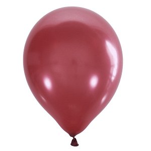 Воздушный шар 5"/13см Металлик CHERRY RED 031 100шт