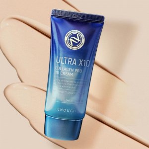 BB-крем с морским коллагеном, Enough Ultra X10 Collagen Pro BB Cream SPF 47 PA+++, 50гр