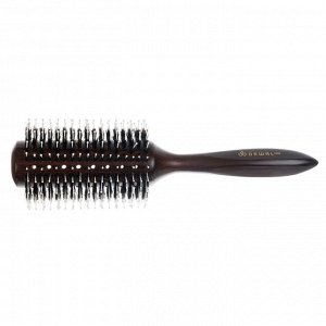 Dewal Брашинг для волос с натуральной щетиной / Деревянная BR2070, 38/72 мм, черный