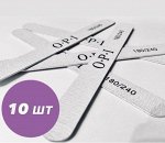 OPI 180/240 грит деревянная пилка для ногтей/маникюра, овал