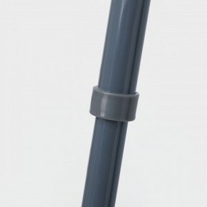 Швабра для мытья пола плоская Доляна, насадка микрофибра букли 42x12 см, телескопическая ручка 70-120 см