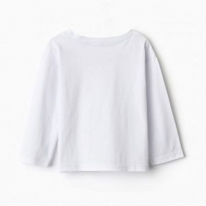 Лонгслив детский KAFTAN, 36 (134-140 см), белый
