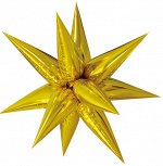 60031 Шар-звезда составная 26&quot;/66 см, фольга, золото (Falali)